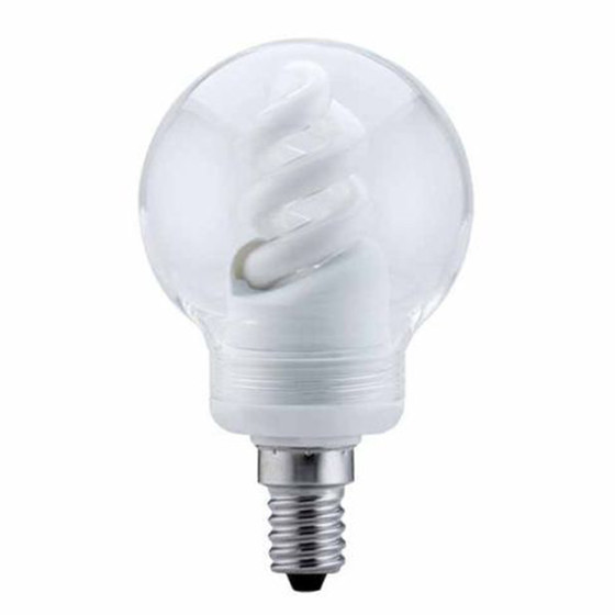 Paulmann 880.78 Energiesparlampe Globe 7W E14 warmweiss klar 60mm