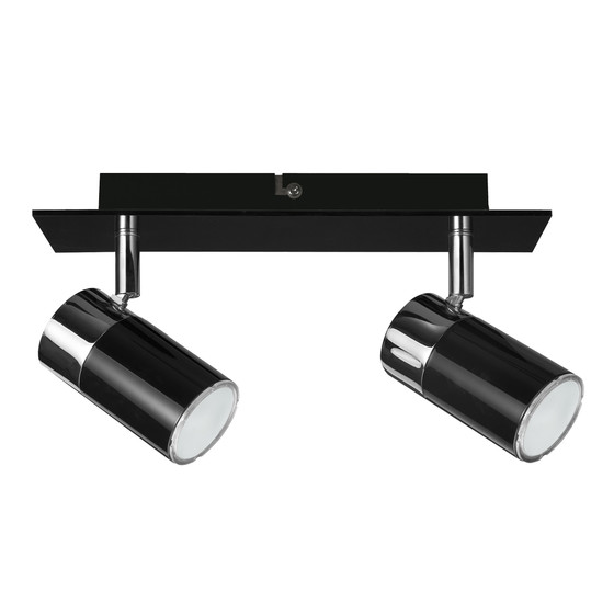 Paulmann 665.12 Zyli Strahler 2x7W GU10 schwarz/chrom...