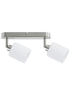 Paulmann 601.39 Zylino Strahler LED 2x3W Eisen gebürstet inkl. Leuchtmittel