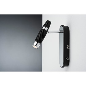 Paulmann 601.58 Channel Strahler LED 1x10W schwarz/chrom inkl. Leuchtmittel