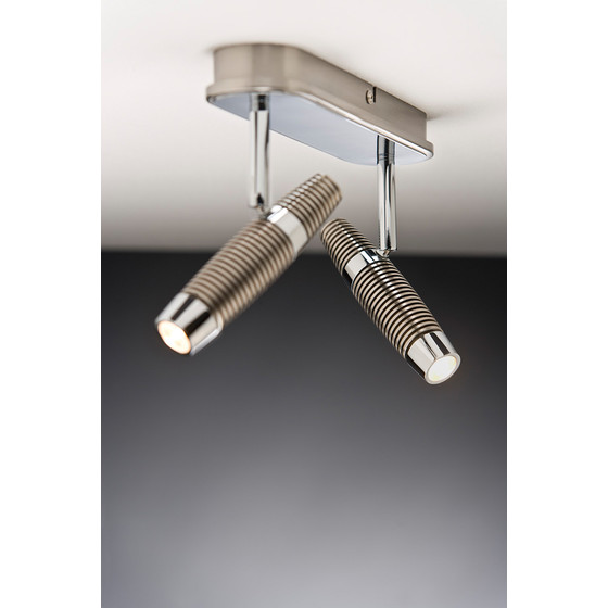 Paulmann 601.55 Channel Strahler LED 2x10W Nickel...