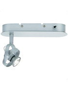Paulmann 666.26 MacRound Strahler Halogen 1x20W GU4 chrom matt inkl. Leuchtmittel