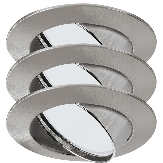 Paulmann 920.01 Premium Line Set 3x11W schwenkbar Eisen gebrstet inkl. Leuchtmittel