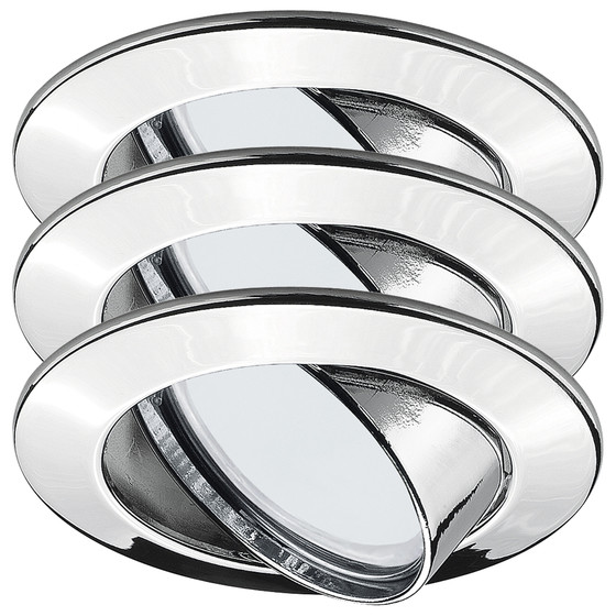 Paulmann 920.02 Premium Line Set 3x11W schwenkbar chrom inkl. Leuchtmittel