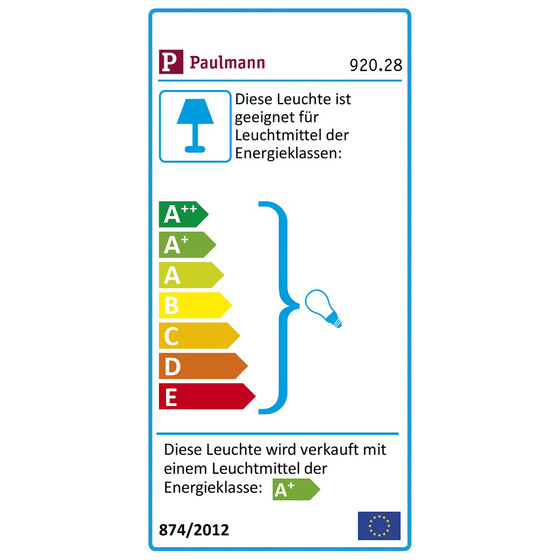Paulmann 920.28 Quality Line LED Set 3x6,5W schwenkbar Eisen gebürstet inkl. Leuchtmittel