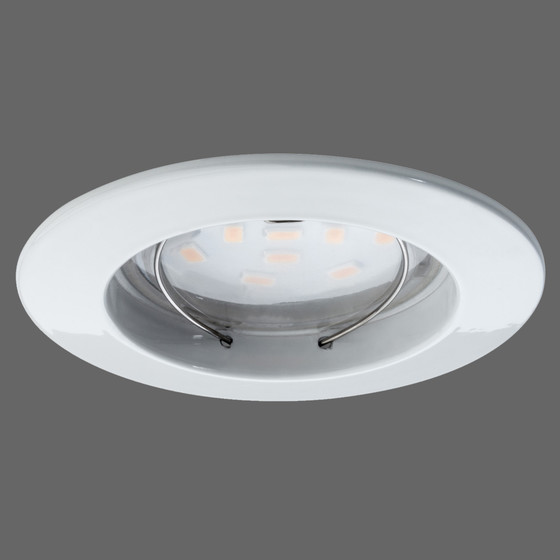 Paulmann 927.54 1er Set Einbauleuchte Premium Line Coin LED 6,8W weiss matt