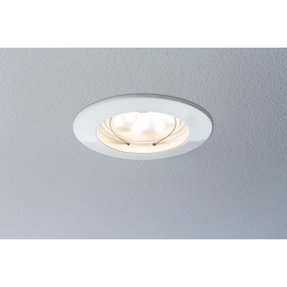 Paulmann 927.54 1er Set Einbauleuchte Premium Line Coin LED 6,8W weiss matt