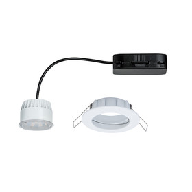 Paulmann 927.54 1er Set Einbauleuchte Premium Line Coin LED 6,8W weiss matt