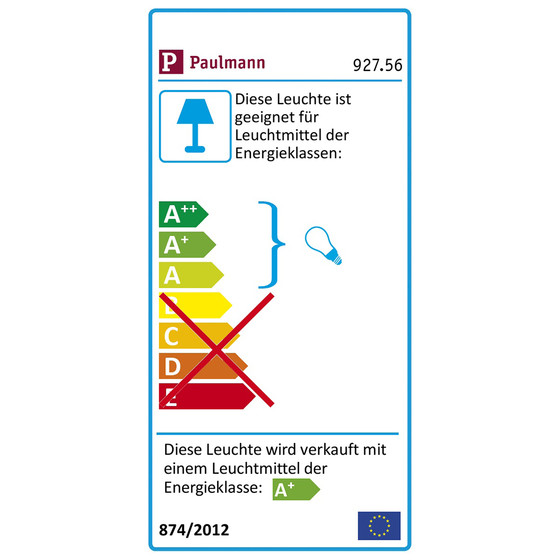 Paulmann 927.56 Premium Line Coin LED 6,8W Eisen gebürstet inkl. Leuchtmittel