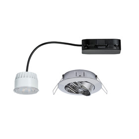 Paulmann 927.69 Premium Line Coin LED 6,8W schwenkbar chrom inkl. Leuchtmittel