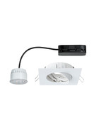 Paulmann 927.71 Premium Line Coin LED Set 3x6,8W schwenkbar weiss matt inkl. Leuchtmittel