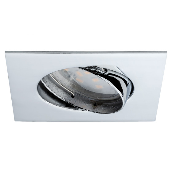 Paulmann 927.74 3er Set Premium Line Coin LED 3x6,8W Schwenkbar Chrom Einbauleuchte