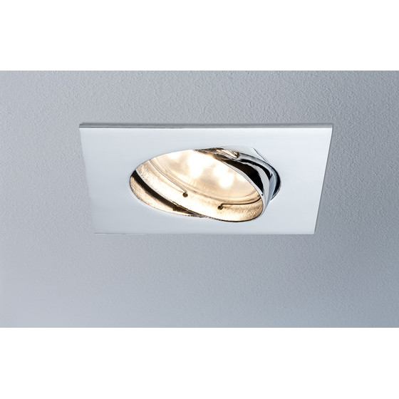 Paulmann 927.74 3er Set Premium Line Coin LED 3x6,8W Schwenkbar Chrom Einbauleuchte