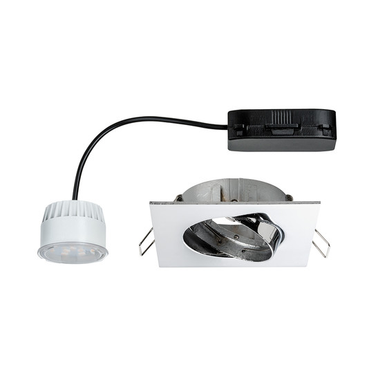 Paulmann 927.74 3er Set Premium Line Coin LED 3x6,8W Schwenkbar Chrom Einbauleuchte