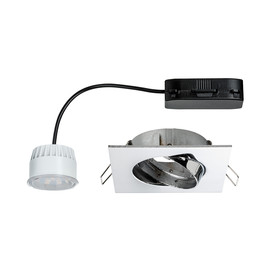 Paulmann 927.74 3er Set Premium Line Coin LED 3x6,8W Schwenkbar Chrom Einbauleuchte