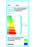 EGLO 30079 SPOT LED 3W schwenkbar nickel matt inkl. Leuchtmittel