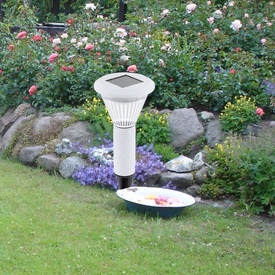 EGLO 47214 Solarleuchte LED weiss fr den Aussenbereich inkl. Leuchtmittel