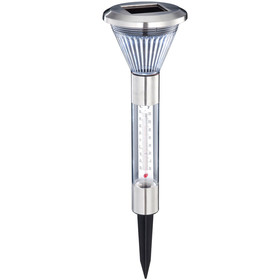 GLOBO 33839 Solarspiess LED Thermometer für den...