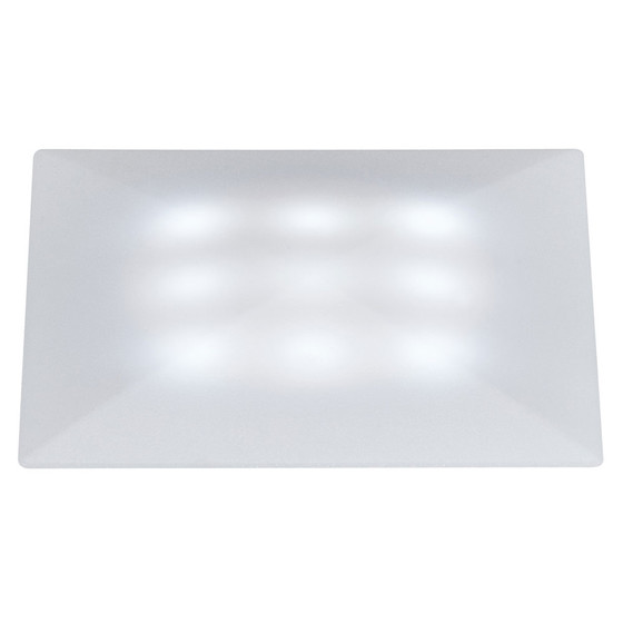 Paulmann 988.62 Einbauleuchten Set Special Line Updownlight Quadro LED Set 3x1W Kunststoff Transparent inkl. Leuchtmittel