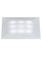 Paulmann 988.62 Einbauleuchten Set Special Line Updownlight Quadro LED Set 3x1W Kunststoff Transparent inkl. Leuchtmittel