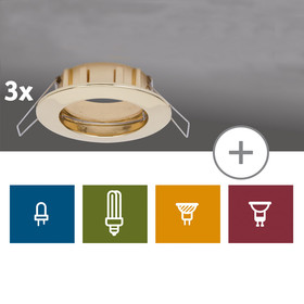 Paulmann 997.41 2Easy Spot-Set Premium - Star, Gold, 3er...