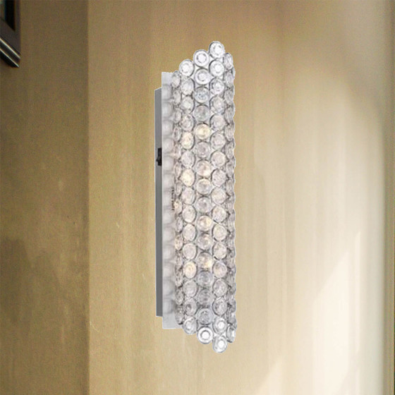 GLOBO 46639-3W Design Wandleuchte 5 W LED Acrylkristall / Chrom inkl. Leuchtmittel