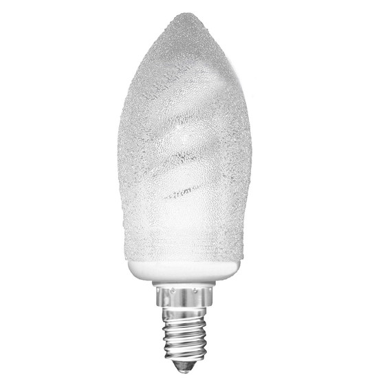 Müller Licht 14901 Ambiente Energiesparlampe mit Kristalleffekt 7 W E14 warmweiss