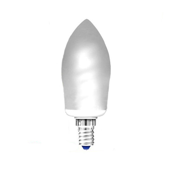Müller Licht 14906 Ambiente Energiesparlampe mit Satineffekt 7 W E14 warmweiss