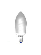 Müller Licht 14906 Ambiente Energiesparlampe mit Satineffekt 7 W E14 warmweiss