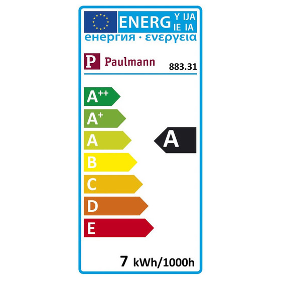 Paulmann 883.31 Energiesparlampe 7 W E14 Warmweiß Tropfen