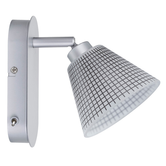 Paulmann 600.13 Decosystems Schirm Spotlight Kegi Wei / Schwarz kariert