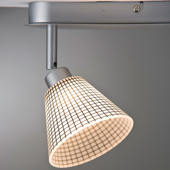 Paulmann 600.13 Decosystems Schirm Spotlight Kegi Wei / Schwarz kariert