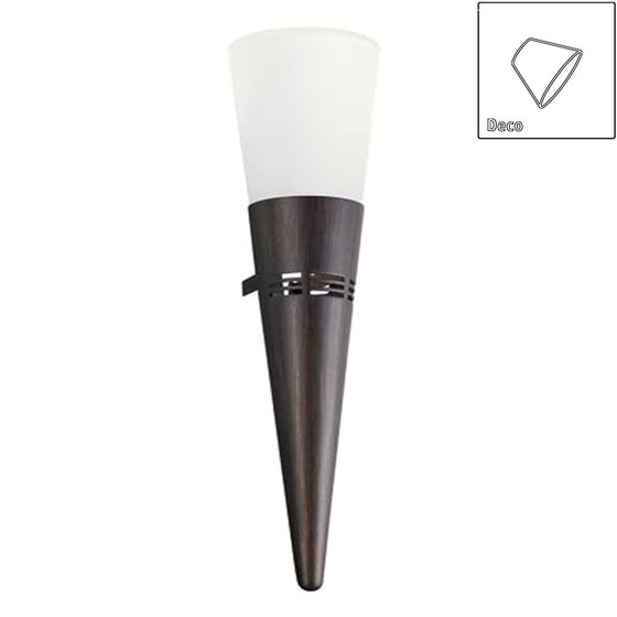 Paulmann 701.59 Decosystems Schirm &bdquo;Wall Light&ldquo; Cone Wenge Satin / Braun (Wenge)