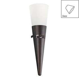 Paulmann 701.59 Decosystems Schirm „Wall Light“ Cone Wenge Satin / Braun (Wenge)