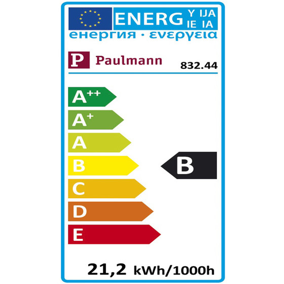 Paulmann 832.44 Halogen Reflektor Security Lampe 20W Leuchtmittel GU5,3 Silber