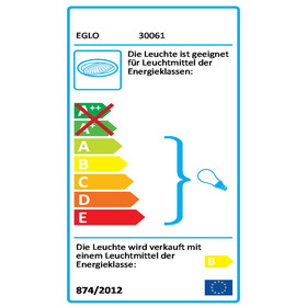 EGLO 30061 Einbauspot 9W schwenkbar Nickel matt inkl. Leuchtmittel