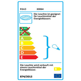 EGLO 30064 Einbauspot 9W schwenkbar Aluminium gebürstet inkl. Leuchtmittel