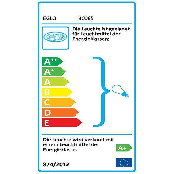 EGLO 30065 Einbauspot LED 3W schwenbar Weiss inkl. Leuchtmittel