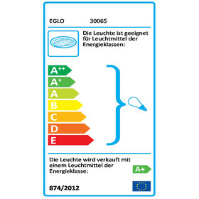 EGLO 30065 Einbauspot LED 3W schwenbar Weiss inkl. Leuchtmittel