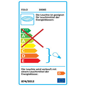 EGLO 30085 Einbauspot 50W Chrom inkl. Leuchtmittel