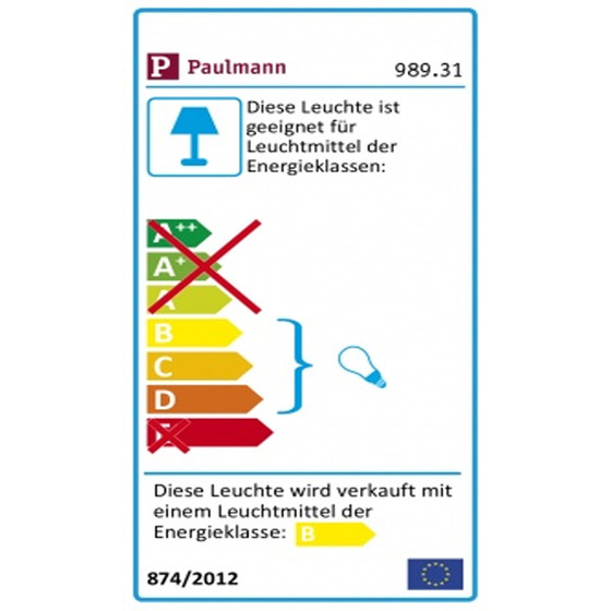Paulmann 989.31 Premium Line Einbaustrahler 50W GU5,3 Halogen Eisen geb. IP23