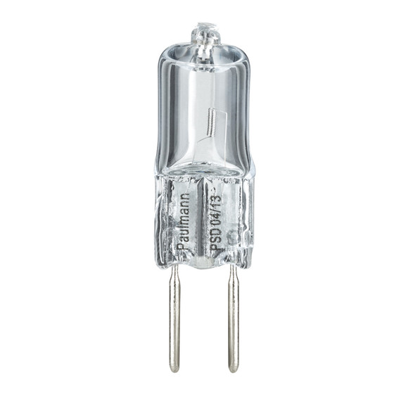 2 x Paulmann 831.18 2er Set 2x35W GY6,35 Stiftsockel Halogen 2x Leuchtmittel Lampe