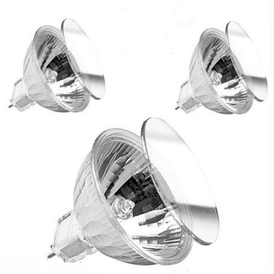 3 x Nice Price 3718 50W GU5,3 Halogen Reflektor Warmweiss Silber