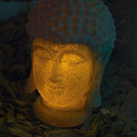 Eglo 47851 Solarleuchte LED Buddha Beige für den Aussenbereich inkl. Leuchtmittel
