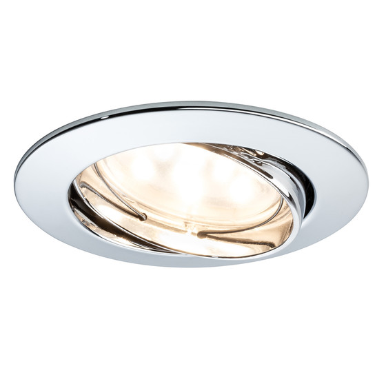 Paulmann 928.20 1er Einbauleuchten-Set Premium Coin dimmbar LED 7 W Chrom