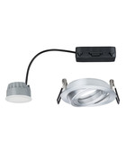 Paulmann 928.32 1er Einbauleuchten-Set Premium Coin dimmbar LED 7 W Alu gedreht