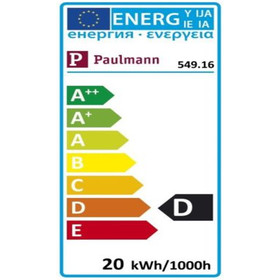 Paulmann 549.16 Sockelset 20 W E27 auf G9 Klar Minihalogen