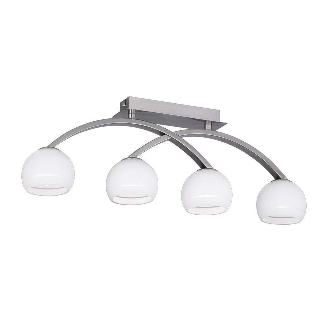 9751.04.64.0000 4x Deckenleuchte Wofi Halogen 33W Nicke Lampe G9 Lynn