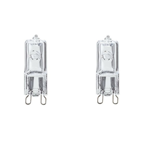2 x Paulmann 800.32 42W G9 Halogen Stiftsockel Klar dimmbar