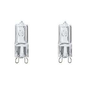 2 x Paulmann 800.32 42W G9 Halogen Stiftsockel Klar dimmbar